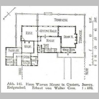 Cave, ground floor plan, Warren Mount, on Muthesius, p. 166.jpg